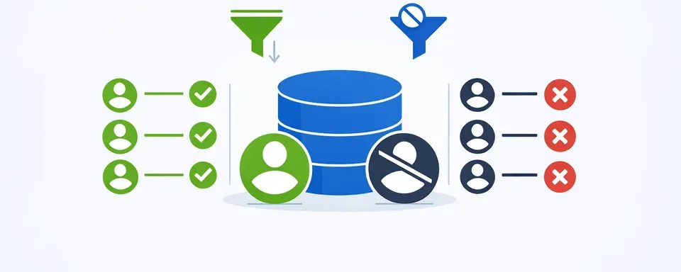 Černá listina a Seznam potlačených