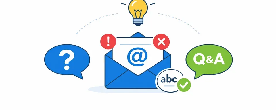 Jaké jsou nejčastější chyby v gramatice e-mailu