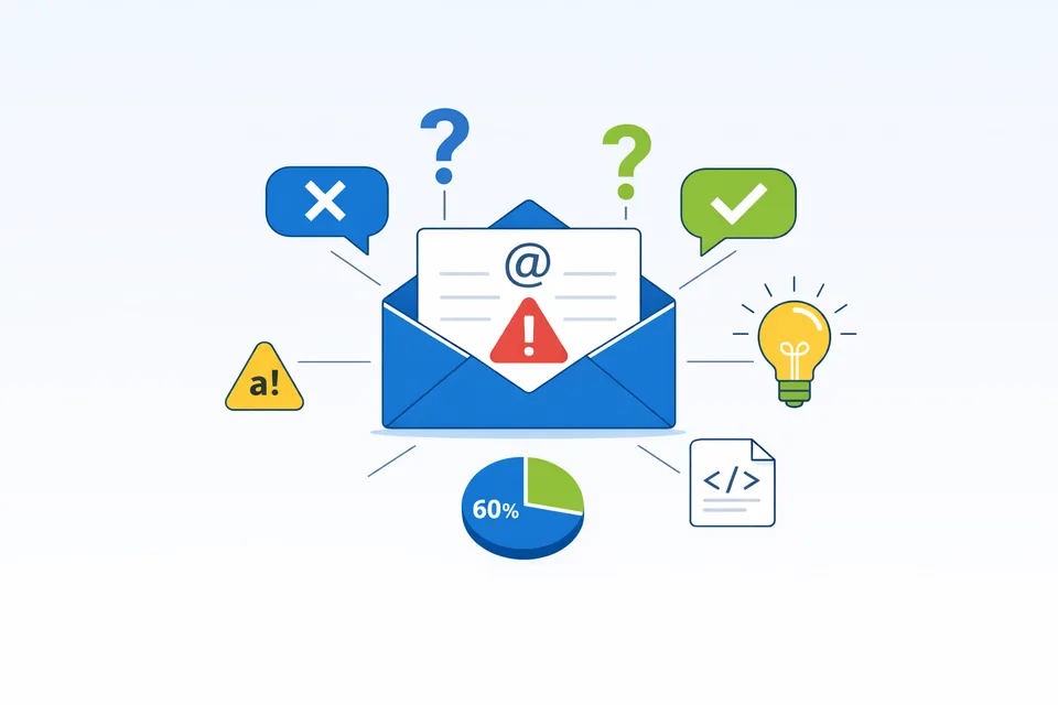 Jaké jsou nejčastější chyby v psaní emailů