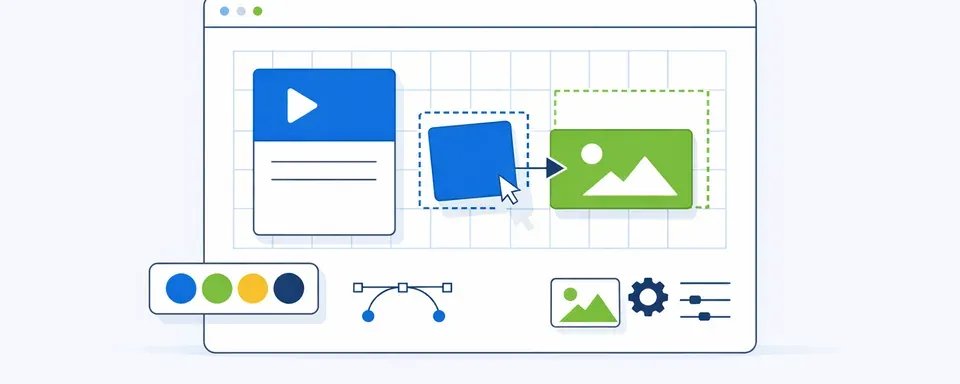 Nový intuitivní Drag&Drop editor