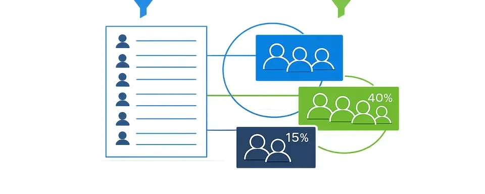 Segmenty v seznamu odběratelů