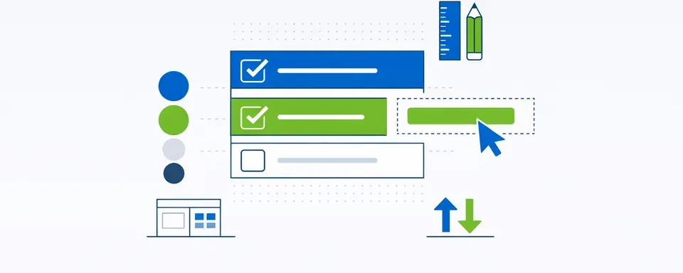 Úprava šablon seznamu