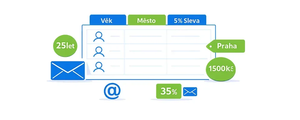 Vlastní pole v seznamu odběratelů