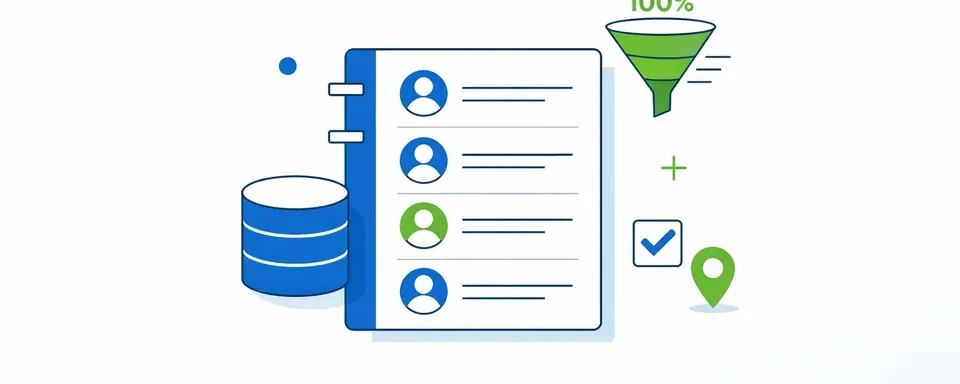 Vytvoření seznamu s kontakty