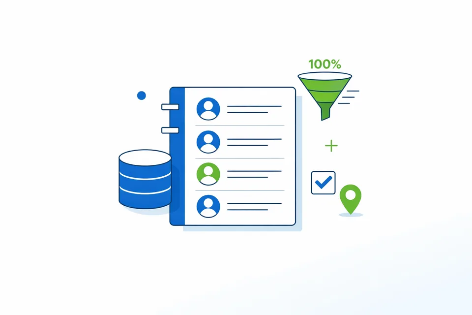 Vytvoření seznamu s kontakty