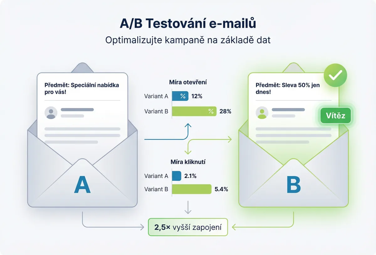 A/B testování e-mailových kampaní v ngemailing.cz