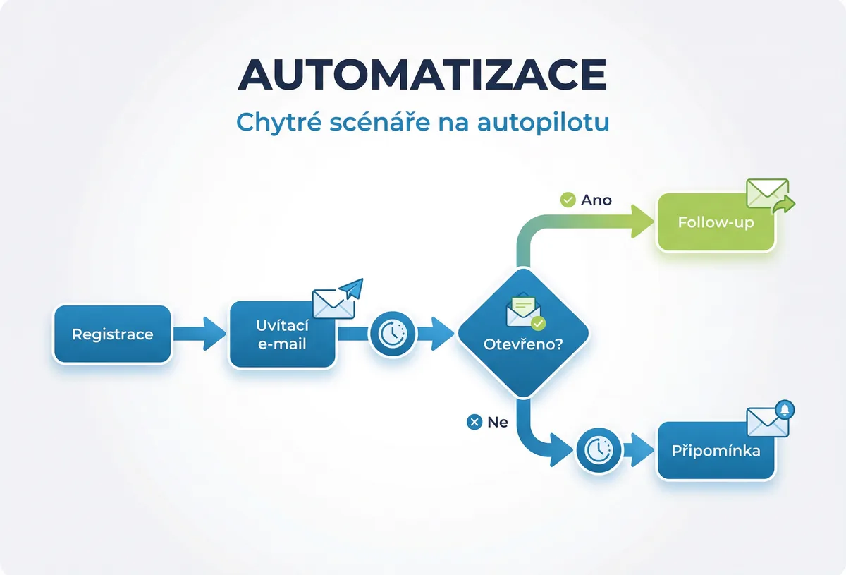Automatizace e-mailových scénářů v ngemailing.cz
