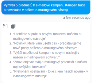 Umělá inteligence vám pomůže s poutavým předmětem emailu